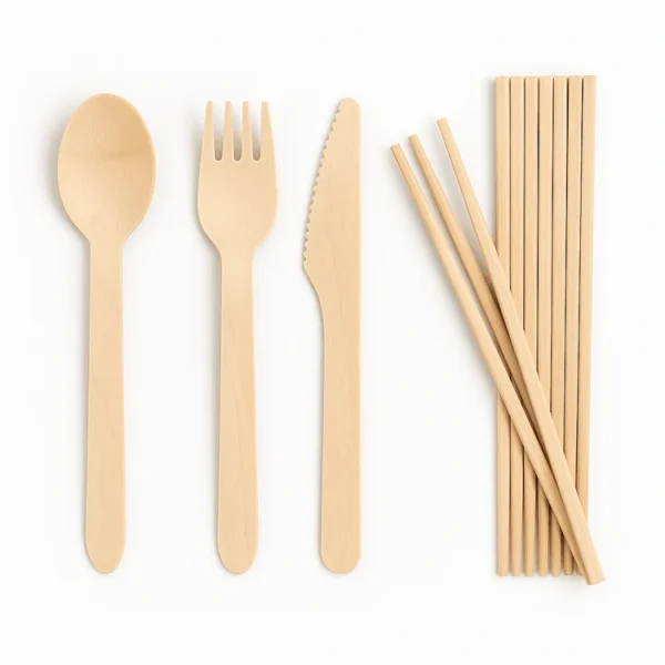 Wood cutlary