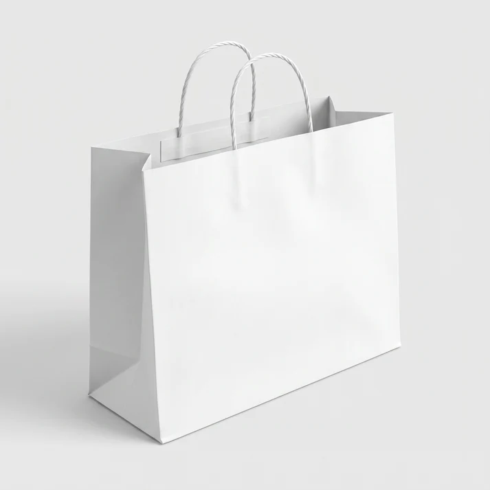 Qhite Shopping Bag